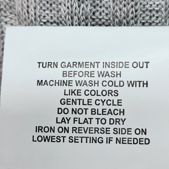 NWT Taylor & Sage Womens XL Sleeveless Ribbed Knit Pullover Top Gray Boho Shirt - Picture 13 of 13